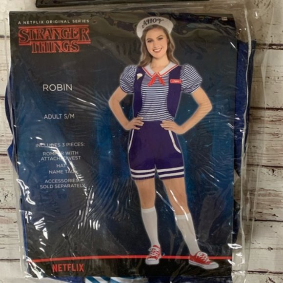 Stranger Things Other Stranger Things 3 Scoops Ahoy Robin Cosplay Costume Stranger Things Sm